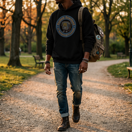 Translation missing: en.System Overload Unisex Pullover hoodie by Alt n Vibe