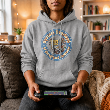 Translation missing: en.System Overload Unisex Pullover hoodie by Alt n Vibe