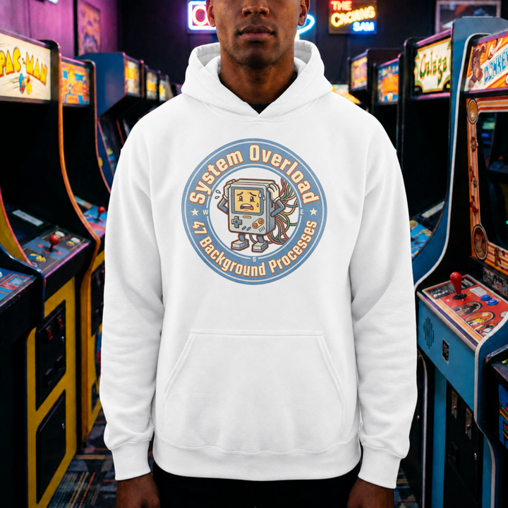 Translation missing: en.System Overload Unisex Pullover hoodie by Alt n Vibe